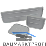 AGOFORM Trenner-Set Scoop II Kunststoff Silber