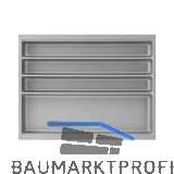 Besteckeinsatz Scoop II Set KB 700 mm Kunststoff Silber