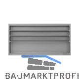 Besteckeinsatz Scoop II Set KB 900 mm Kunststoff Silber