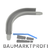 REHAU F�hrungsbogen 90�, Kunststoff lichtgrau