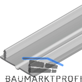 CINETTO PS11 Abdeckprofil schwarz 2600 mm, Kunststoff schwarz