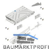 CINETTO PS40 Schiebet�rbeschlag rechte T�r, Aussenfront frontb�ndig