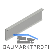CINETTO PS40 Abdeckprofil zu Laufschiene auf Ma�, Aluminium natur eloxiert