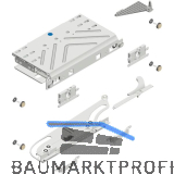 CINETTO PS40 Schiebet�rbeschlag dritte T�r mittig rechts Aussenfront frontb�ndig