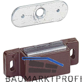 HETTICH Haftmagnetschnapper M71 + Gegenst�ck, HK 4 kg, KS braun