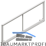 CINETTO PS70 Vertikal Schiebesystem, T�rrahmenset 2400 mm, Aluminium Metallgrau