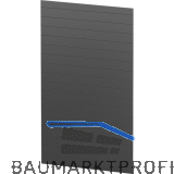 REHAU RAUVOLET Rollladen Kassettenmodul Crystal Line, KB 900 mm, schwarz matt