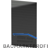 REHAU RAUVOLET Rollladen Kassettenmodul Crystal Line,KB 900 mm,schwarz hochglanz