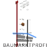 CINETTO PS66 Small Holz-Befestigungsset 2100-2400 mm rechts