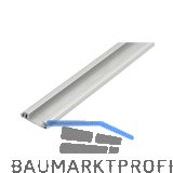 REHAU Zwischengriffleiste, Breite 25,5 mm, H 8 mm, L 2500 mm Kunststoff silber