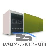 BORTOLUZZI Slider S 20 Typ 3 Schiebet�rbeschlag 1400 x 1200, 2 t�rig; KB 2800