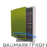 BORTOLUZZI Slider M35 Typ A33 Schiebet�rbeschlag 700 x 2200, 2 t�rig; KB 1400