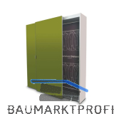 BORTOLUZZI Slider M50 Typ A33 Schiebet�rbeschlag 1600 x 2200, 2 t�rig; KB 3200