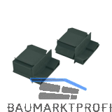 REHAU Gleiter f�r Abschlussleiste, Kunststoff schwarz