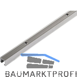 HAWA Clipo 16 H Einfach- Laufschiene gelocht, auf Ma�, Aluminium eloxiert