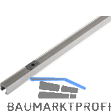 HAWA Clipo 16 H Einfach- Laufschiene mit Drehriegel, auf Ma�, Aluminium eloxiert
