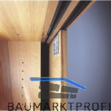 HAWA-Miniroll 15/25 Lauf F�hrungsschiene, auf Ma�, Aluminium braun eloxiert