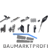 HAWA Folding Concepta III 25 Grundgarnitur Push, T�rh�he 1900 - 2700 mm