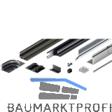 HAWA Folding Concepta III Schienen-Set 2-trg. rechts, Alu eloxiert