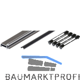 HAWA Folding Concepta III 25 Holm-Set, T�rh�he 1900 - 2700 mm, Alu schwarz elox.