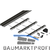 HAWA Folding Concepta III Bodenprofil-Set 3-trg., Alu eloxiert