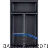 AGOFORM Besteckeinsatz Sky 400/30 Kunststoff schwarz