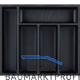 AGOFORM Besteckeinsatz Sky 400/50 Kunststoff schwarz