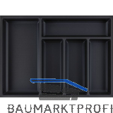 AGOFORM Besteckeinsatz Sky 400/60 Kunststoff schwarz