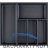 AGOFORM Besteckeinsatz Sky 500/60 Kunststoff schwarz