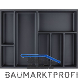 AGOFORM Besteckeinsatz Sky 500/70 Kunststoff schwarz