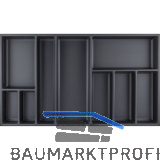 AGOFORM Besteckeinsatz Sky 500/100 Kunststoff schwarz