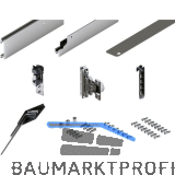 HAWA Concepta III 35 Grundgarnitur links, T�rh�he 1900 - 2700 mm