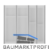 NINKA Schubkasteneinsatz-Set Cuisio KB 600 mm MERIVOBOX Kunststoff Wei�