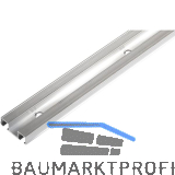 HAWA Clipo 16 H/HM IS, H MS Doppel-Laufschiene gelocht, 2500 mm, Alu eloxiert