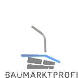 Standard F�hrungsbogen 90�, Kunststoff hellbraun