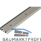 HAWA Clipo 16 H DoppeL - Laufschiene gelocht, 2500 mm, Aluminium eloxiert