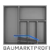 AGOFORM Besteckeinsatz Sky 550/60 Kunststoff schiefergrau