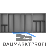 AGOFORM Besteckeinsatz Sky 550/120 Kunststoff Schiefergrau