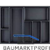 AGOFORM Besteckeinsatz Sky 550/70 Kunststoff schwarz