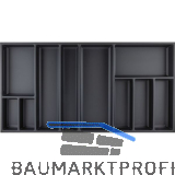 AGOFORM Besteckeinsatz Sky 550/90 Kunststoff schwarz