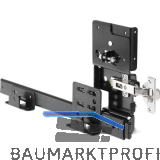 ACCURIDE 1321 Beschl�gegarnitur, L�nge 456 mm, Stahl schwarz chromatiert