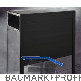 KNOKE SMART CASE Beschlag-Kassettenmodul, KB 900 mm, Aluminium schwarz