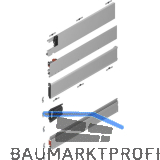 BLUM REVEGO duo Pocketschienen-Set 525 mm, links