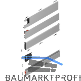 BLUM REVEGO duo Pocketschienen-Set 675 mm, links