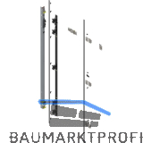 BLUM REVEGO duo Scharniertr�ger-Set 1957 - 2106 mm, links