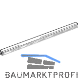 TERNO SCORREVOLI Dichtungsb�rste zu Griffleisten H�he 9 mm, Kunststoff schwarz