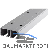 HAWA DIVIDO 100 Doppellaufschiene gelocht, 6000 mm auf Ma�, Aluminium eloxiert
