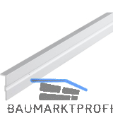 HAWA Clipo 36 Festglashalteprofil zum Aufschrauben gelocht, auf Ma�,Alu eloxiert