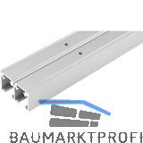 HAWA ORDENA 70/P - 70/F Doppellaufschiene gebohrt 6000 mm auf Ma�, Alu eloxiert