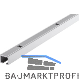 HAWA Clipo 26/36 Laufschiene gelocht zum Aufschrauben, 2500 mm, Alu eloxiert